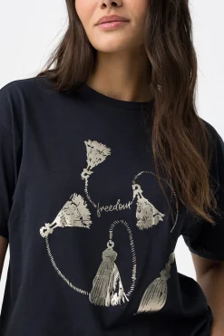 Tiffosi Camiseta relaxed nudos^Mujer Camisetas