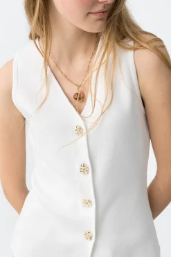 Tiffosi Camiseta slim botones^Mujer Camisetas