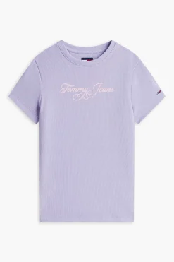 Tommy Jeans Camiseta slim de manga corta^Mujer Camisetas