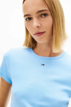 Tommy Jeans Camiseta slim manga corta^Mujer Camisetas