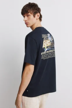 Springfield Camiseta social interaction^Hombre Camisetas