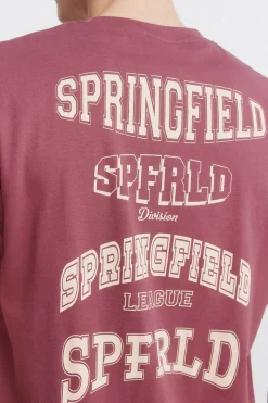 Springfield Camiseta^Hombre Camisetas