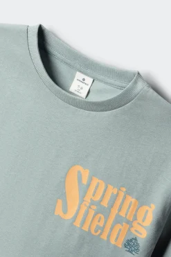 Springfield Kids Camiseta texto springfield ni&ntilde;o^Niños Camisetas