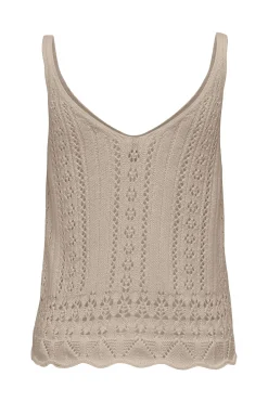 Only Camiseta tirantes de crochet^Mujer Camisetas