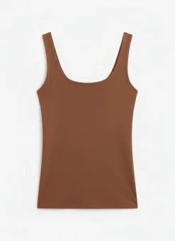 Springfield Camiseta tirantes doble tejido^Mujer Camisetas|Basic Bar