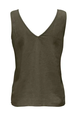 JDY Camiseta tirantes lino^Mujer Lino