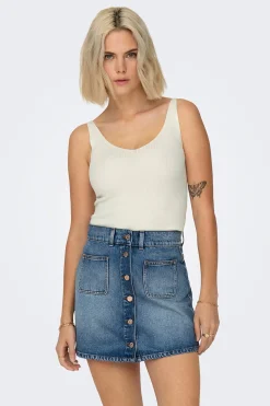 JDY Camiseta tirantes punto^Mujer Camisetas