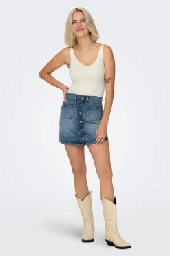 JDY Camiseta tirantes punto^Mujer Camisetas