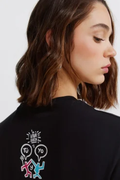 Springfield Camiseta Viva Suecia^Mujer Camisetas|Camisetas