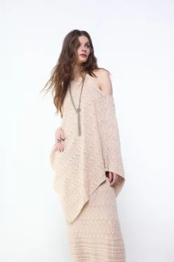 Slowlove Capa punto calado^Mujer Chaquetas