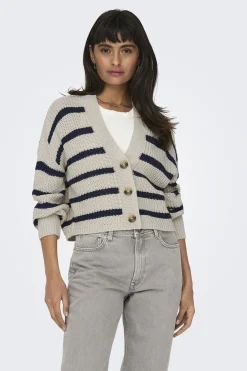 Only Cardigan de rayas^Mujer Jerséis Y Cárdigans
