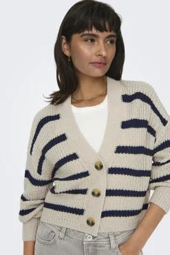 Only Cardigan de rayas^Mujer Jerséis Y Cárdigans