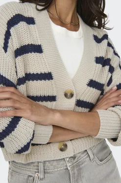 Only Cardigan de rayas^Mujer Jerséis Y Cárdigans