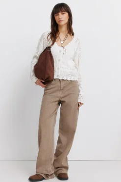 Springfield Cardigan pointelle^Mujer Jerséis Y Cárdigans