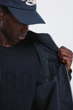 Springfield Cazadora acolchada efecto ante^Hombre Cazadoras