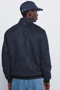 Springfield Cazadora acolchada efecto ante^Hombre Cazadoras