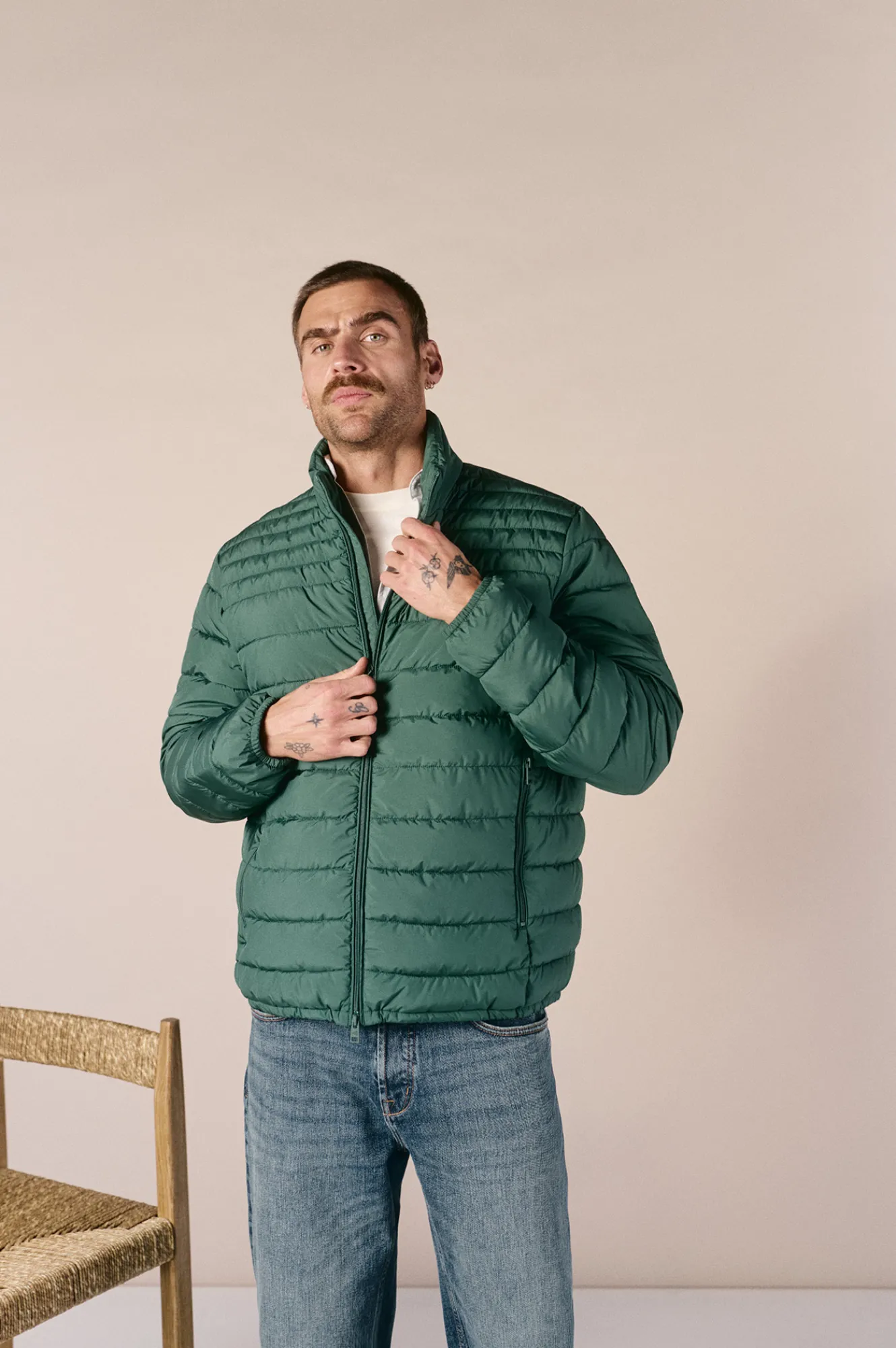 OOTO Cazadora acolchada ultralight^Hombre Cazadoras