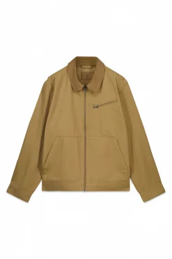 Springfield Cazadora algod&oacute;n lavada contraste^Hombre Cazadoras