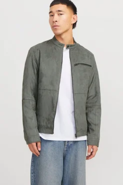 Jack & Jones Cazadora biker antelina^Hombre Cazadoras