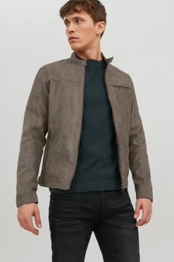 Jack & Jones Cazadora biker efecto ante^Hombre Cazadoras