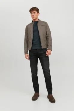 Jack & Jones Cazadora biker efecto ante^Hombre Cazadoras