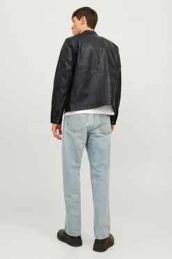 Jack & Jones Cazadora biker efecto piel^Hombre Cazadoras