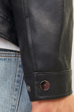 Jack & Jones Cazadora biker efecto piel^Hombre Cazadoras