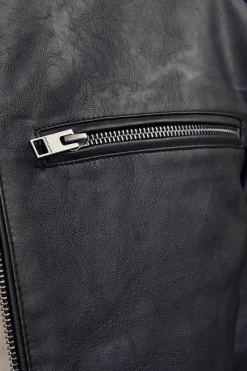 Jack & Jones Cazadora biker efecto piel^Hombre Cazadoras