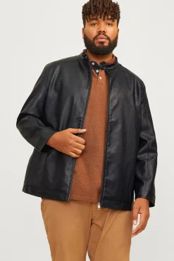 Jack & Jones Cazadora biker efecto piel^Hombre Cazadoras