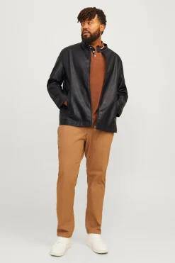 Jack & Jones Cazadora biker efecto piel^Hombre Cazadoras