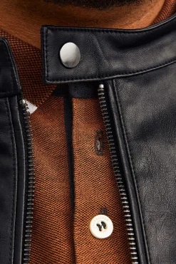 Jack & Jones Cazadora biker efecto piel^Hombre Cazadoras