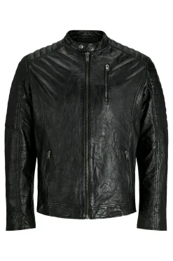 Jack & Jones Cazadora biker piel^Hombre Cazadoras