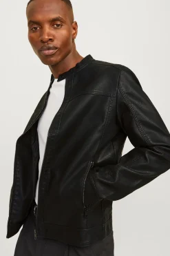 Jack & Jones Cazadora biker sintética^Hombre Cazadoras