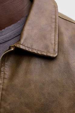 Jack & Jones Cazadora bomber polipiel^Hombre Cazadoras