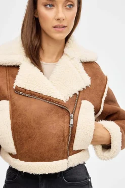 Inside Cazadora Borreguillo Aviador^Mujer Chaquetas