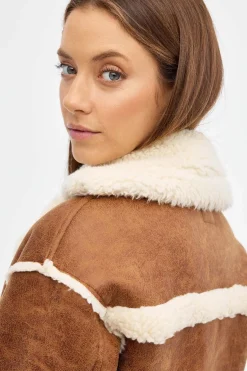 Inside Cazadora Borreguillo Aviador^Mujer Chaquetas