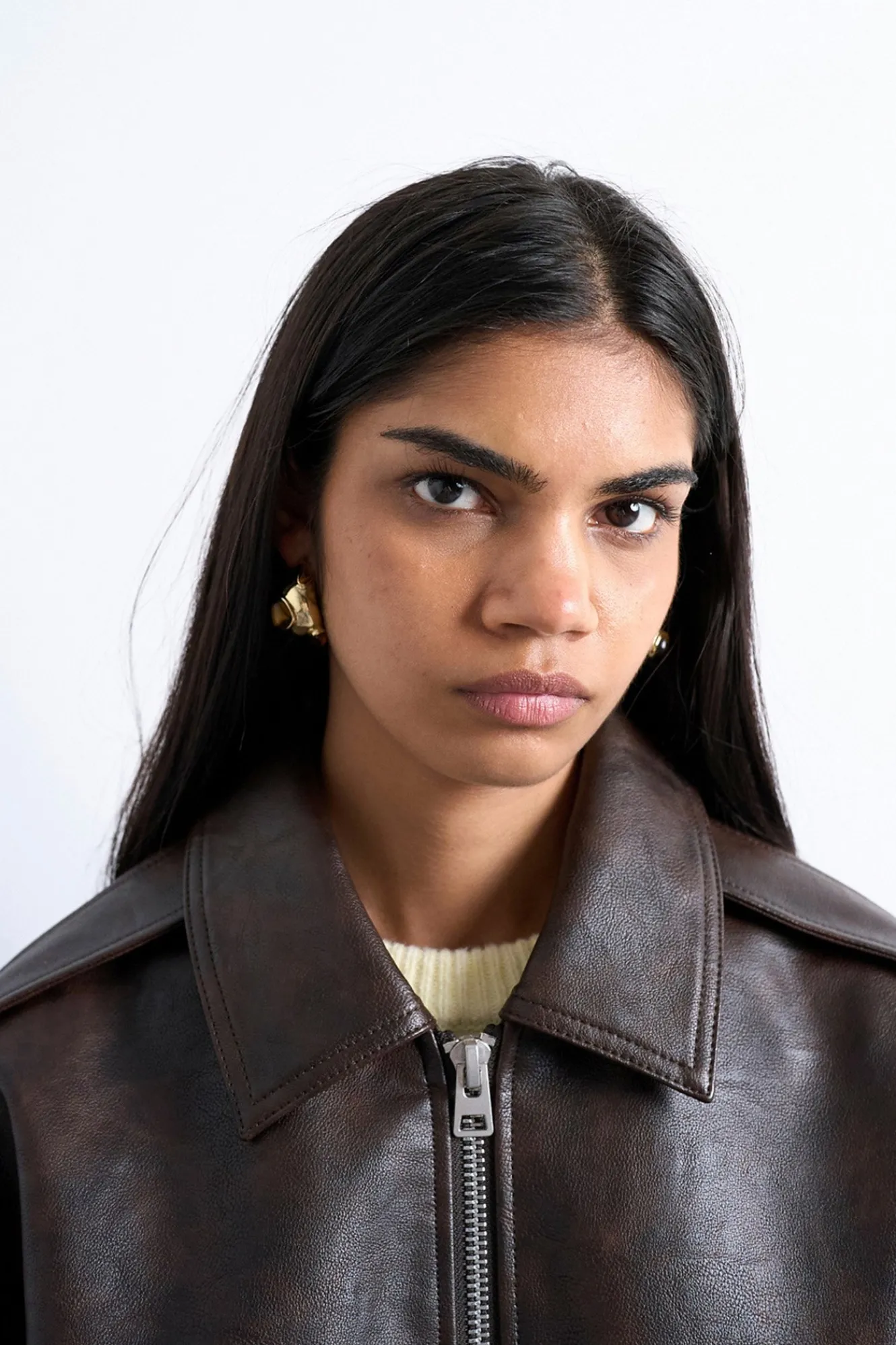 Topshop Cazadora corta con acabado coated (recubrimiento de poliuretano)^Mujer Chaquetas