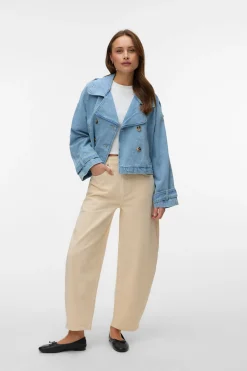 Vero Moda Cazadora denim cuello de solapa^Mujer Chaquetas