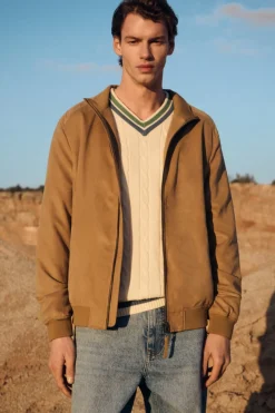 Springfield Cazadora efecto ante^Hombre Cazadoras