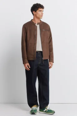 Springfield Cazadora efecto ante^Hombre Cazadoras