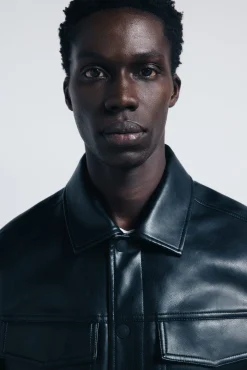 Springfield Cazadora efecto piel^Hombre Cazadoras