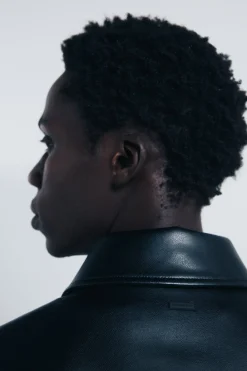 Springfield Cazadora efecto piel^Hombre Cazadoras