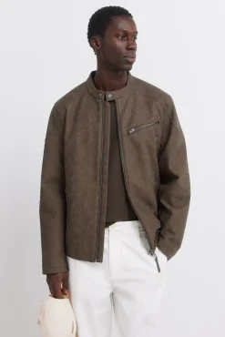 Springfield Cazadora efecto piel^Hombre Cazadoras