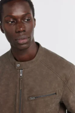 Springfield Cazadora efecto piel^Hombre Cazadoras