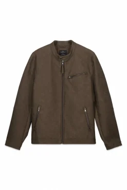 Springfield Cazadora efecto piel^Hombre Cazadoras