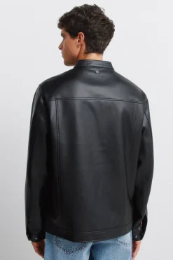 Springfield Cazadora efecto piel^Hombre Cazadoras