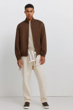 Springfield Cazadora ligero lino algod&oacute;n^Hombre Cazadoras|Lino