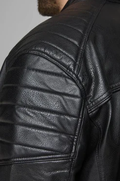 Jack & Jones PLUS Cazadora motera Plus^Hombre Cazadoras