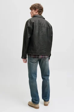 Jack & Jones Cazadora polipiel^Hombre Cazadoras