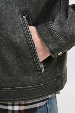 Jack & Jones Cazadora polipiel^Hombre Cazadoras